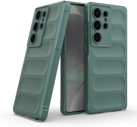 Solidenz AeroGrip geschikt voor Samsung Galaxy S25 Ultra hoesje - Groen