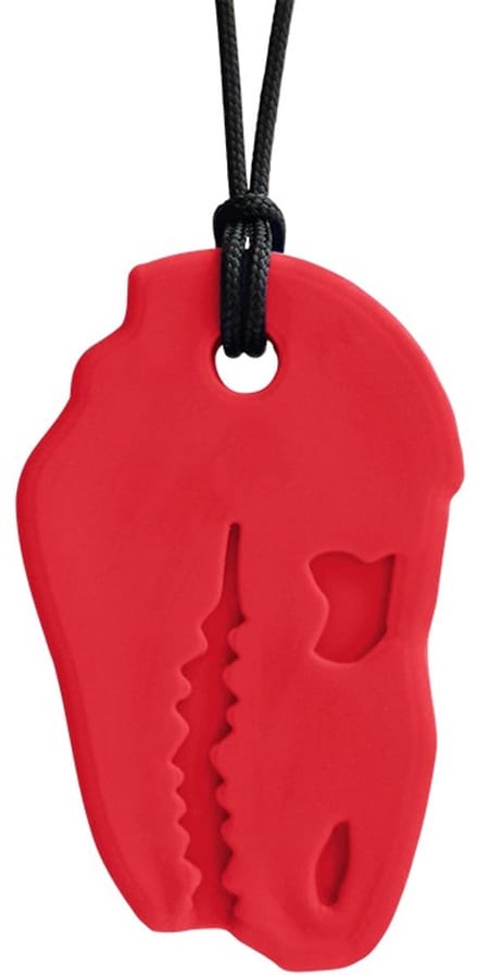 ARK Therapeutic kauwsieraad ketting rood - sensorisch speelgoed.