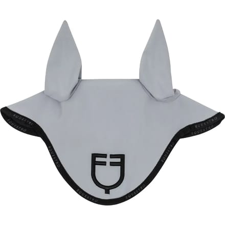 Korte muts van technische stof met logo Equestro