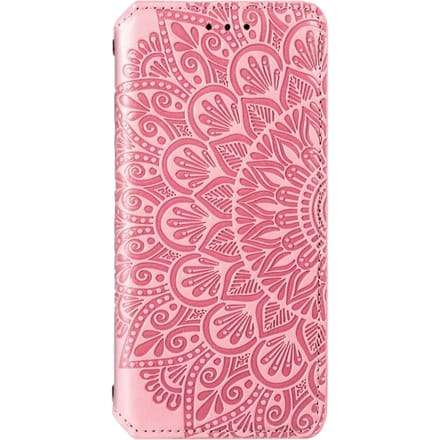 Mocaa Samsung Galaxy S21 Magnetic Mandala Wallet Roze