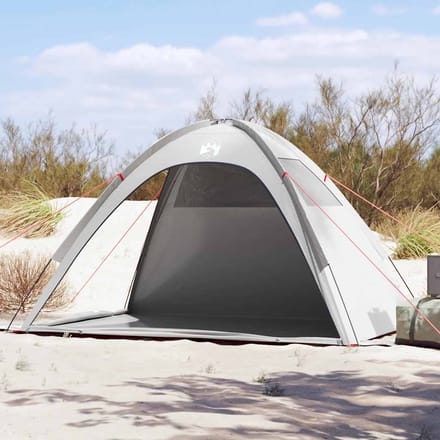 vidaXL - Strandtent - waterdicht - grijs