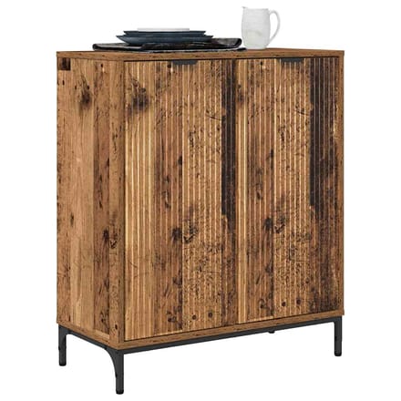 vidaXL - Dressoir - Oudhout - 69,5 - x - 33 - x - 82 - cm - Bewerkt - hout