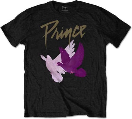 Prince - Doves Heren T-shirt - M - Zwart