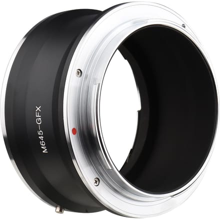 M645-GFX Camera Lens Adapter Vervanging voor Mamiya 645 Lens naar Fujifilm G Mount GFX100 GFX50S zwart