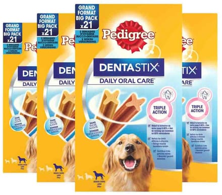 Pedigree Hondensnack Multipack Dentastix - 4 x 21 stuks - Voordeelverpakking
