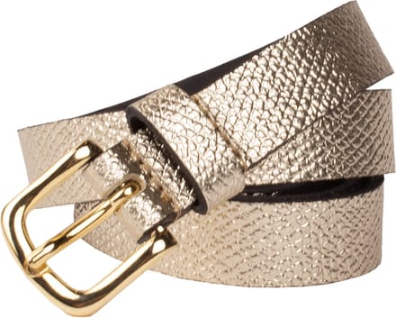 Legend Dames - Leren riem - Goud - 80cm