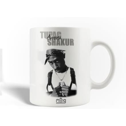 Mug en Céramique Tupac Amane Shakur Affiche Fan Art