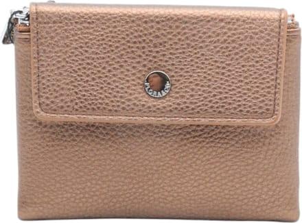 Flora&co - Paris - portemonnee - dames beugelportemonnee - broekzakformaat - bruin