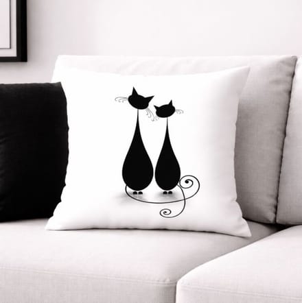 Whisker Whimsy Collection Kussenhoes - 45x45 cm