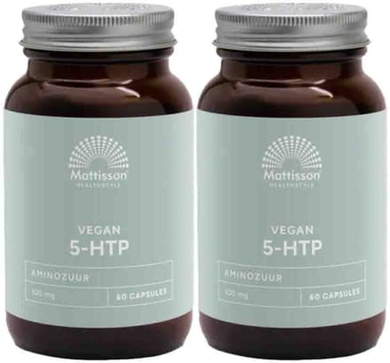 Mattisson - 5-HTP 100mg - 2 x 60 capsules - Voordeelverpakking