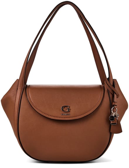GUESS schoudertas Coleen Flap Shoulder Bag Caramel bruine