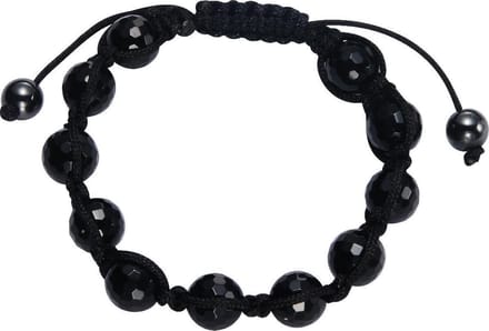 Behave Geknoopte armband met kralen