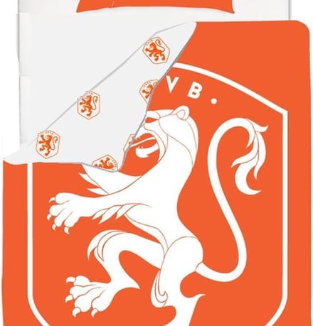 Beter Bed dekbedovertrek Oranje - Katoen - Eenpersoons - 140 x 200
