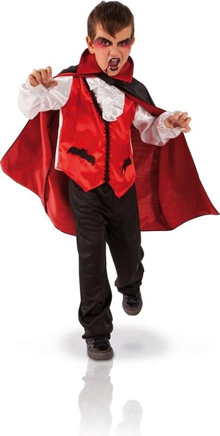 Halloween 4-delig Count Dracula Kostuum Kind Maat 110-122