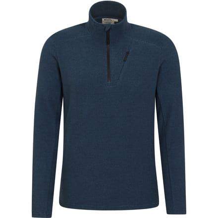 Mountain Warehouse Heren Ridge Half Zip Fleece Top (Blauw)