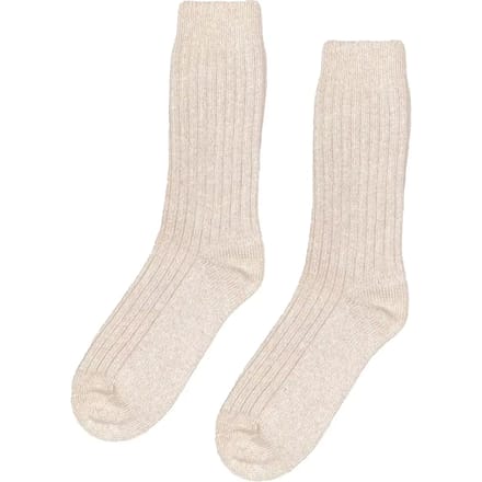 Wollen sokken Colorful Standard Merino Blend ivory white