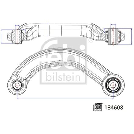 Draagarm, wielophanging FEBI BILSTEIN 184608
