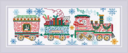 RIOLIS Holiday Train borduren (pakket) 2156