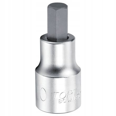 2x Toptul Inbus Bit Dopslag 1/2" 19mm 55mm CR-V