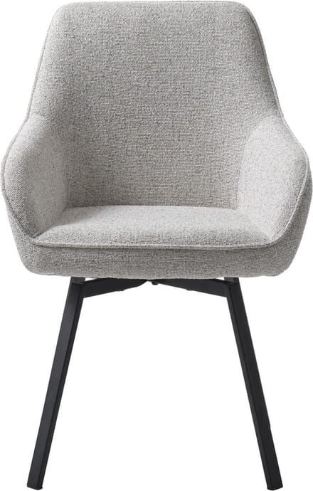 Eetkamerstoel Alma Off White Melange Swivel - Giga Living