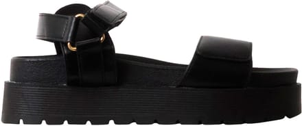 Joalice sandalen met sleehak en klittenband