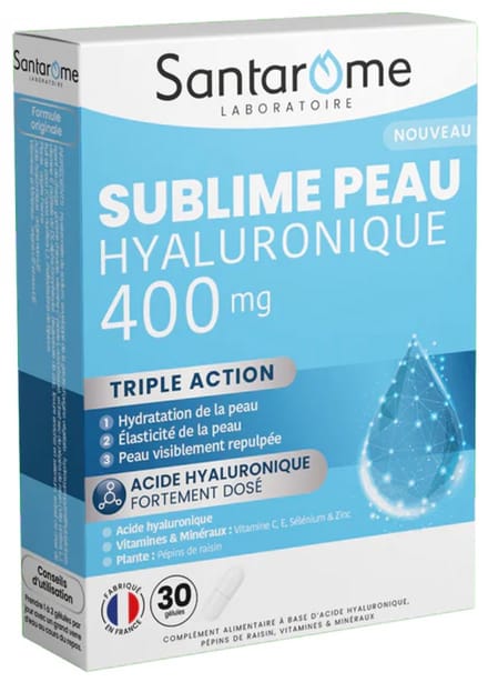 Santarome Sublime Peau Hyaluronique 400 mg 30 Capsules