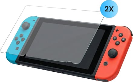 2BEFUN Screenprotector geschikt voor Nintendo Switch - 2 Stuks - Gehard glas - Screenprotectors - Beschermglas - Accessoires