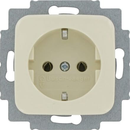 Busch-Jaeger Reflex SI 1-voudig wandcontactdoos - Inbouw - Crème