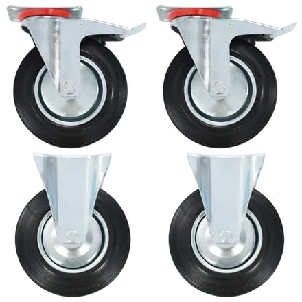 vidaXL - Wielen - 4 - st - 200 - mm