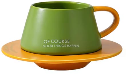 Unieke Kop en Schotel - -280ml - Geschenk