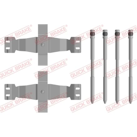 Toebehorenset, schijfremblok QUICK BRAKE 109-0122