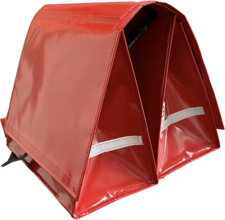 Du Baj  Budget L Red - Dubbele Fietstas - 45 l - Rood