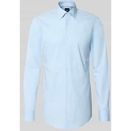 slim fit zakelijk overhemd met extra lange mouw model 'H-HANK-KENT-C1-214'
