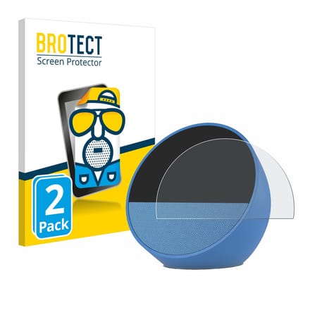 BROTECT - Screenprotector voor Amazon Echo Spot 2024 - Folie Beschermfolie matte 2 Stuks