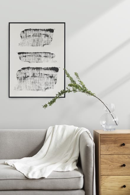 Abstract Paint Brush No2 Poster 21x30 cm