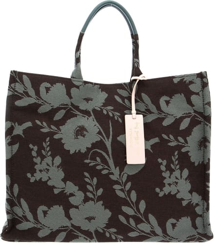 COCCINELLE Schoudertas Handtas Never Without B. Flow. Jacq Handbag Flower Mul. Coff / K. Gree Veelkleurig