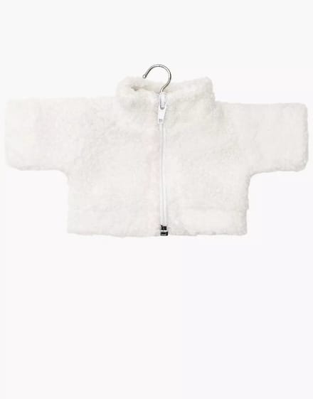Minikane Gordi Poppenkleding Witte Terry Jas 34 cm