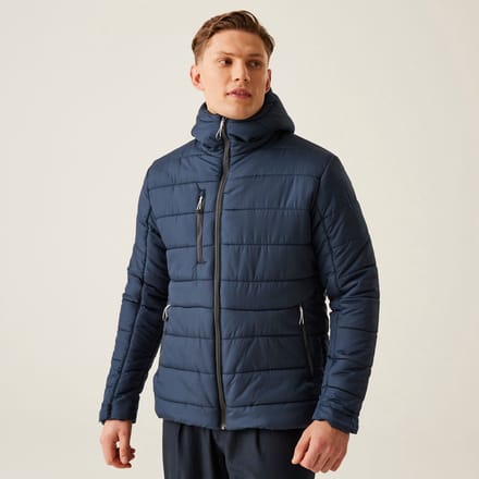 Gevulde Jas Heren Insulated Orange Zippers