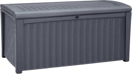 Keter Borneo Opbergbox - 416L - 129,5x70x62,5cm - Grafiet