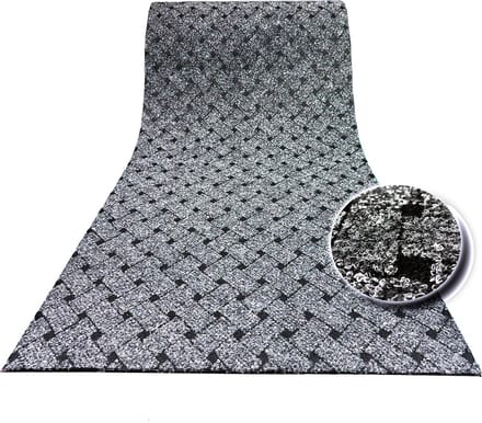 Union - Naaldvilt Keukenloper - Grijs - 50 cm - 50 x 200cm