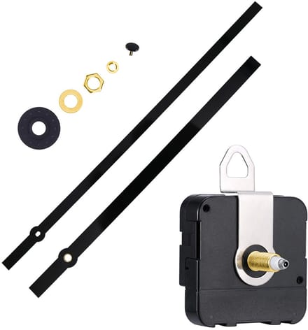 DIY-uurwerk met wijzers en accessoires