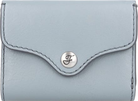 FOSSIL Portemonnee Heritage Trifold Smokey Blue Lichtblauw