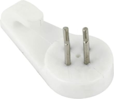 Betonhaak 30 mm plastic wit 5 stuks