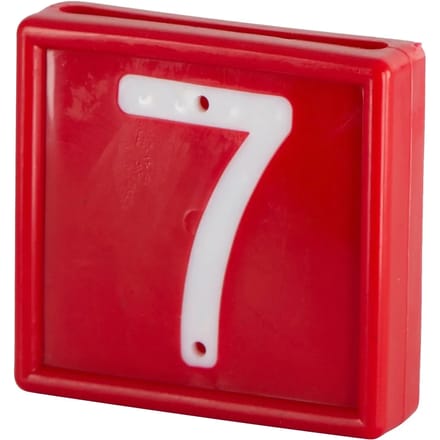 Genummerde markeerkraag om op de armband te schuiven Kerbl N°7 (x10)
