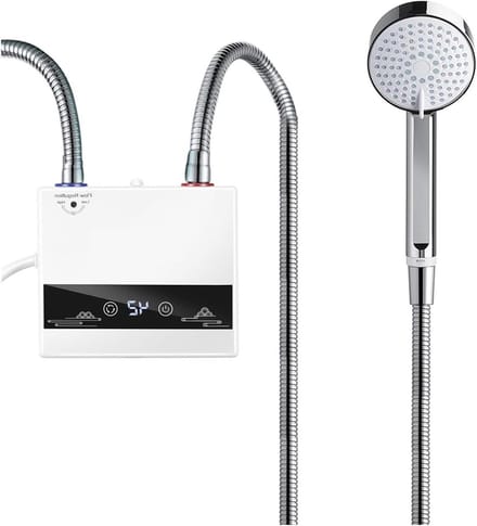 Elektrische Boiler - Directe Verwarming Kraan - Warm Water Douchen - Directe Verwarming Zonder Wachten - 4600W - Met Douche