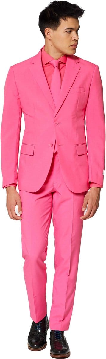 OppoSuits Mr. Pink - Heren Pak - Roze - Maat EU48