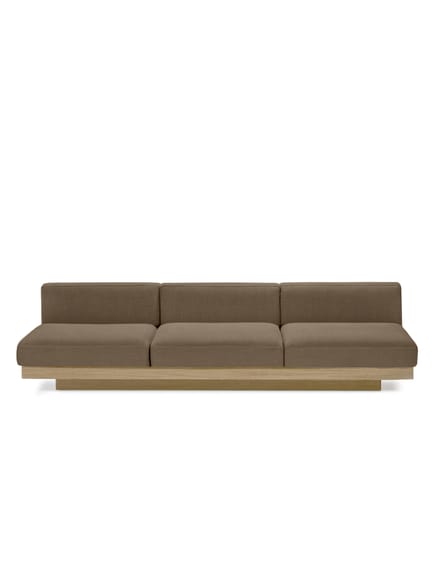 Serax Rudolph Teak Outdoor 3-zitsbank - camel