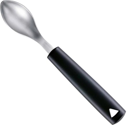 Triangle Quenelle Lepel 6 cm – Roestvrij Staal – Ergonomisch – Vaatwasserbestendig