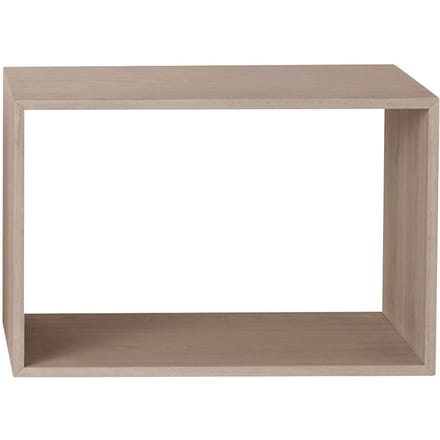 Muuto - Stacked 2.0 zonder Achterwand - groß - eiken - beige