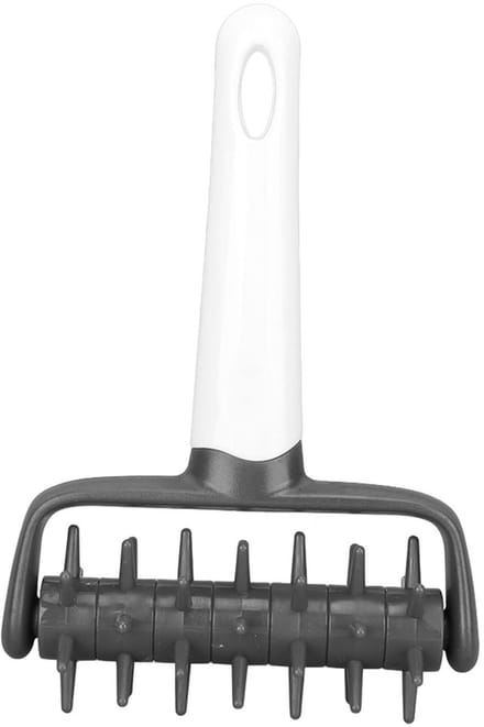 Dailygoods- Pizzadeeg Docker - Voorkom Bladeren - Deeg Gatenmaker - Gebak Deeg Roller - Eenvoudig te Reinigen - Verspringende Spikes - Deegroller
